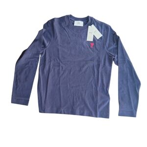 Ami Alexandre Mattiussi Blue Long Sleeve Shirt Size XS